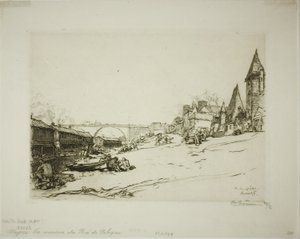 Angers: Huset som tillhörde kungen av Polen av Louis Auguste Lepère
