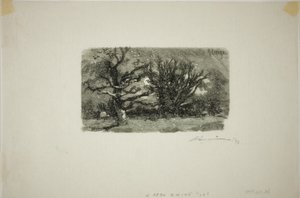Au Dormoir de Lantara av Louis Auguste Lepère