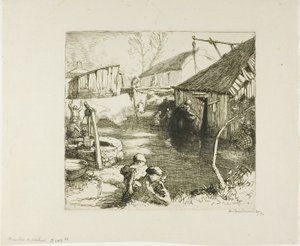 Fiskarkvarteret av Louis Auguste Lepère