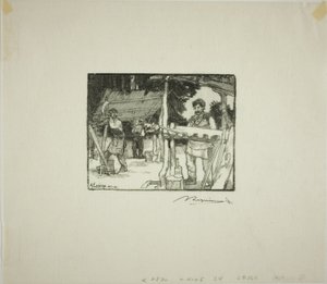 Svarvtillverkare av Louis Auguste Lepère