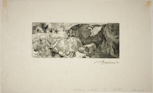 Sandstensbrott av Louis Auguste Lepère