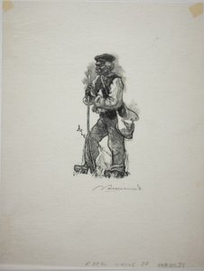 Ormjägare av Louis Auguste Lepère