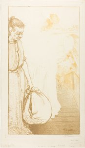 Tvätterskorna av Louis Auguste Lepère