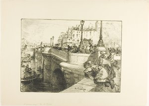 Det finns ett flytande lik av Louis Auguste Lepère
