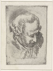 Huvudstudie av Jean Baptiste Coclers av Louis Bernard Coclers