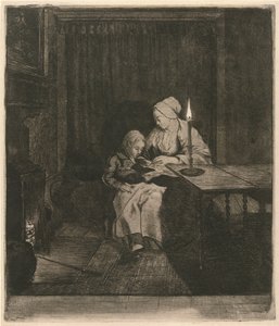 Mamma lär sin son L