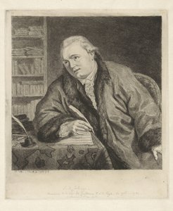 Porträtt av kompositören och etsaren Johan Antoni Kauclitz Colizzi av Louis Bernard Coclers