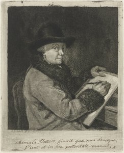 芸術家ヨハネス・ヤンソンの肖像、デッサンスウェーデン語 av Louis Bernard Coclers