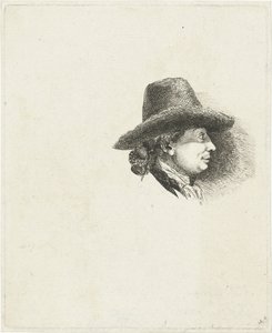 Studieblad med porträtt av Louis Bernard Coclers och hans familj av Louis Bernard Coclers