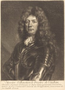Porträtt av M. Sebastien Le Prestre av Vauban av Louis Bernard after François de Troy