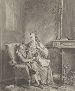 The Morning The Happy Union, efter 1789. av Louis Bosse