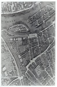 Plan av Paris, känd som 