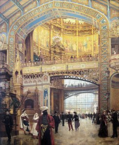 Franska: Le Dôme Central de la Galerie des Machines lors de l
