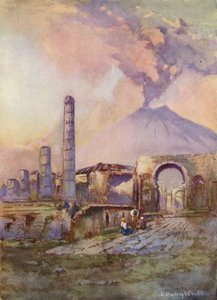 Pompeji, Vesuvius i fjärran av Louis Burleigh Bruhl