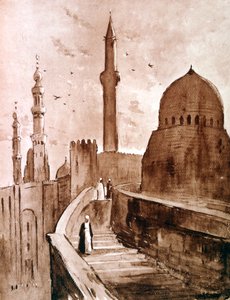 Citadellet vid soluppgången, Kairo, Egypten, 1928 av Louis Cabanes