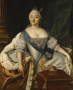 Porträtt av kejsarinnan Elisabeth 1709-1762