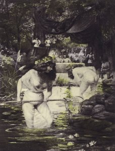 Ginevra och Isotta, tionde dagen, sjätte berättelsen av Louis Chalon