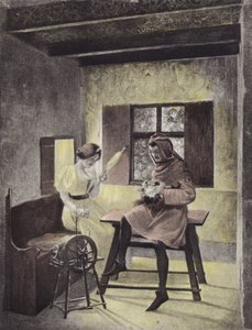 Simona spinning, fjärde dagen, sjunde berättelsen av Louis Chalon