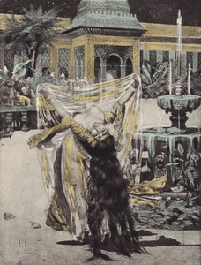 Soldan från Babylons dotter dansar, andra dagen, sjunde berättelsen av Louis Chalon