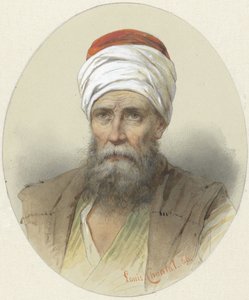 Man med turban av Louis Chantal