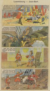 Luxemburg, Jean-Bart (färg litho) av Louis Charles (after) Bombled