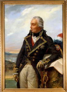 Porträtt av Nicolas, baron de Luckner (1722-1794) marechal av Frankrike 1791, överbefälhavare för Armee of the Rhen 1792. Målning av Auguste Couder (1789-1873). h s/t 1,36 x 0,96m. Versailles. Musee Du Chateau - Porträtt av Nicolas, Baron de Luc