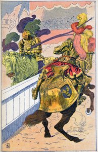 Henrik II:s död av Louis Charles Bombled