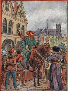 Etienne Marcel, prevot des marchands (1315-1358) förvärvade Maison des Pillars på Place de Greve i juli 1357 (Etienne Marcel-politiker, provost för köpmännen i Paris köpte de så kallade Maison aux Pillars (”Pellarnas hus”) i namn av t av Louis Charles Bombled