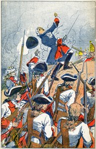 Den franska armén möter ryssarna vid belägringen av Gdansk av Louis Charles Bombled