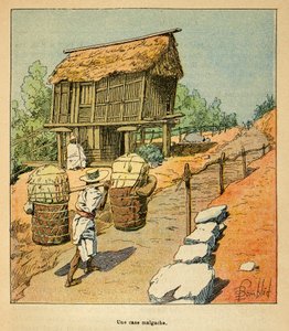 The War in Madagascar-Anekdotisk historia om de franska expeditionerna 1885-1895 av Henri Galli dit Galllichet (1854-1922), illustrerad av Louis Bombled (1862-1927): A Malagasy case in the 19th century, Private Collection av Louis Charles Bombled