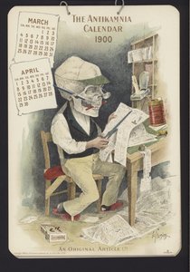Illustration för Antikamnia-kalendern av Louis Crucius or Crusuius