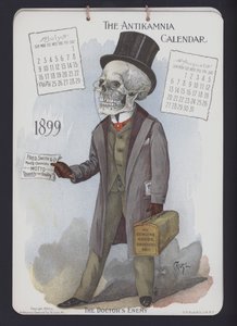 Illustration för Antikamnia-kalendern, 1899