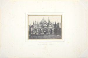 Markuskyrkan i Venedig av Louis Désiré Blanquart Evrard