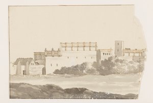 Klooster te Biseglia Resor i Italien, Sicilien och Malta - 1778 (serietitel) av Louis Ducros