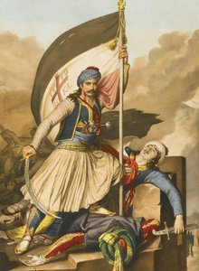 Nikolakis Mitropoulos. Från resa till Aten och Konstantinopel, 1825