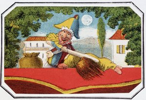 Les deux amis - Litografi, utdrag ur Theatre des marionnettes du jardin des Tuileries, text och teckning av Louis Edmond Duranty (1833-1880), Paris av Louis Edmond Duranty