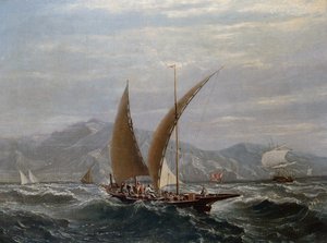 En medelhavstartan (olja på duk)