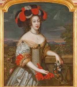 Porträtt av Anne Marie Louise d"Orleans, kallad La Grande Mademoiselle
