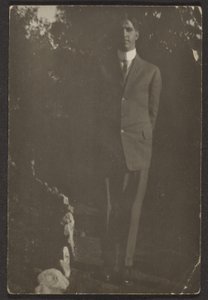 [Man på väg] av Louis Fleckenstein