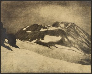 Mt. Shasta krater av Louis Fleckenstein