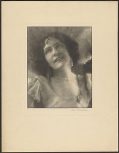 Porträtt - F. B. av Louis Fleckenstein