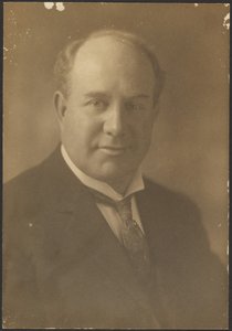 [Porträtt av en skallig man] av Louis Fleckenstein