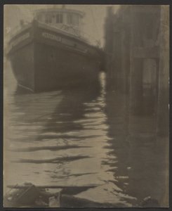 [Skepp i en hamn] av Louis Fleckenstein