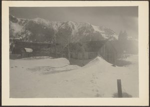 [Vinterlandskap] av Louis Fleckenstein