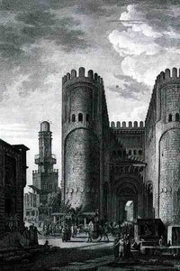 Bab El-Futuh (Segerporten) graverad av Pierre Nicolas Ransonette (1745-1810) från volym III av 