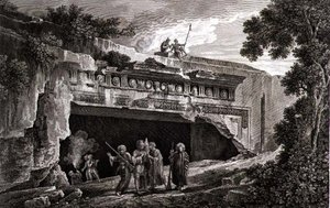 Gravmonumentet för kungarna av Juda, tavla 25 från volym III av en 
