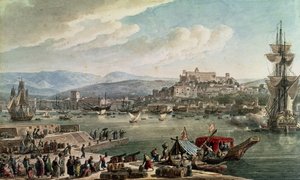 Triestes hamn, 1802 (affisch)