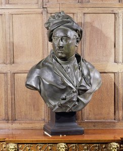 Byst av George Frederick Handel (1685-1759) (gips)