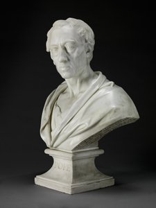 Alexander Pope (1688-1744) 1741 (marmor) av Louis Francois Roubilliac