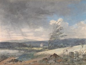 Vindpinat landskap, n.d..